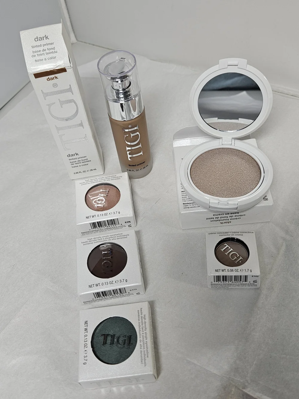 Bundle Of 6 TIGI Cosmetics Make-up Foundation Eye Shadow